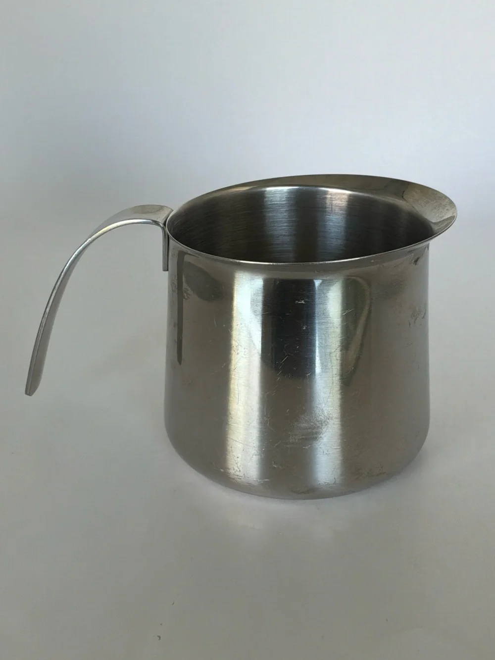 Stainless Steel Milk Frothing Pitcher - Silver